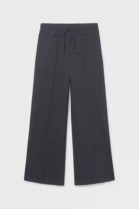 Детские брюки Mayoral wide leg цвет чёрный 7579