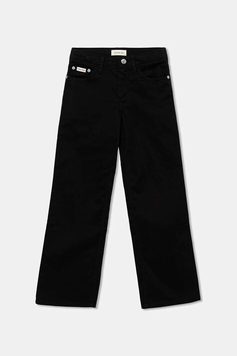 Dječje hlače Calvin Klein Jeans boja: crna, bez uzorka, IG0IG03005