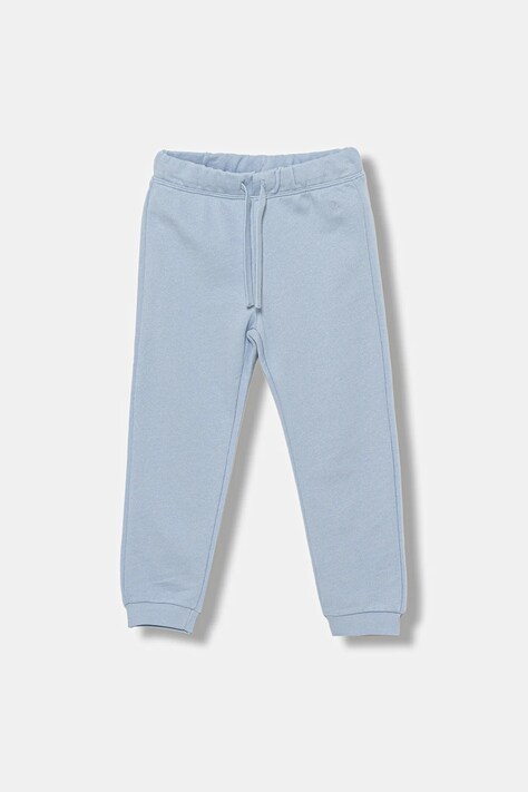 United Colors of Benetton pantaloni de trening din bumbac pentru copii uni, 3J70GF01N