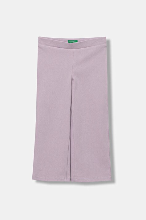 Παιδικό φούτερ United Colors of Benetton χρώμα: μοβ, 46D6GF02M