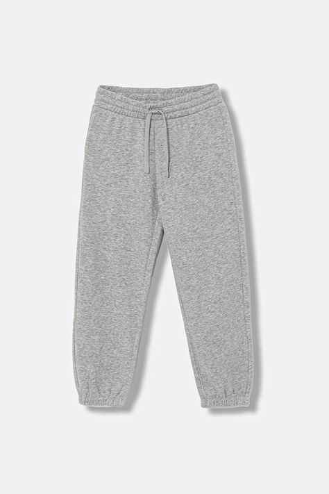 Detské tepláky United Colors of Benetton šedá farba, jednofarebné, 39M2CF05I