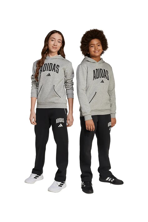 Детски спортен панталон adidas в черно с принт JM1538