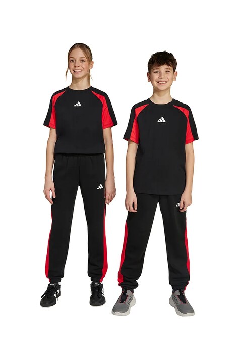 Παιδικό φούτερ adidas χρώμα: μαύρο, JM1627