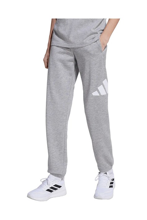 Detské tepláky adidas šedá farba, s potlačou, JV9915