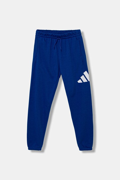 adidas spodnie dresowe dziecięce kolor granatowy z nadrukiem JV9916