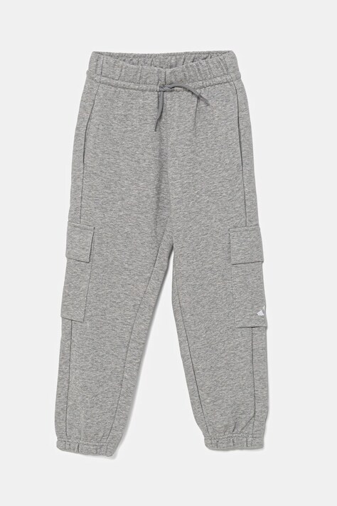 Dětské tepláky adidas šedá barva, JV9996