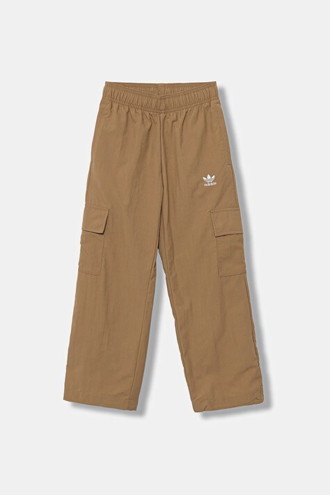 Hlače adidas Originals boja: bež, bez uzorka, JX2787