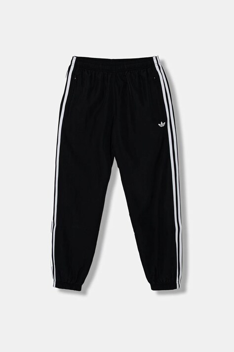 adidas Originals pantaloni de trening pentru copii culoarea negru, cu imprimeu, KC5058