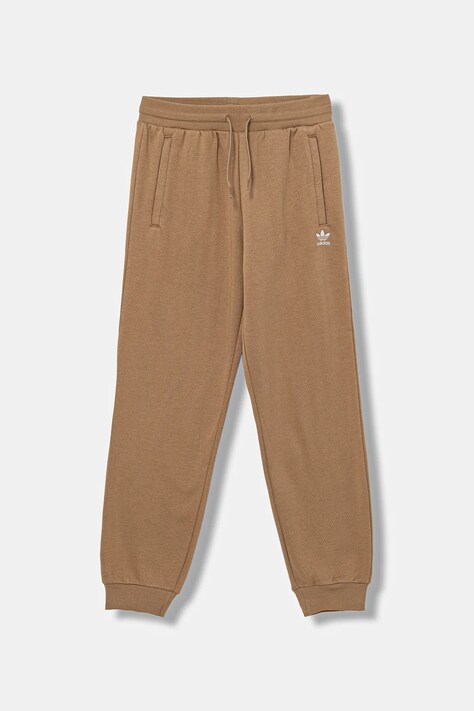 Otroški spodnji del trenirke adidas Originals bež barva, JX2753