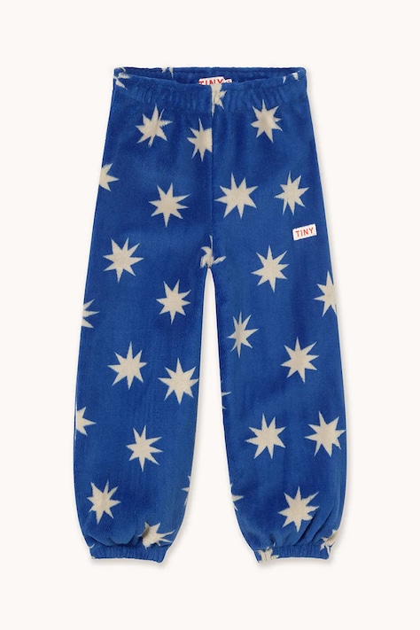 Dětské tepláky Tinycottons STARS POLAR SWEATPANT tmavomodrá barva, AW25-573