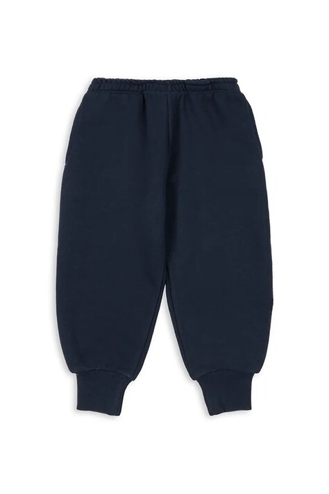 Konges Sløjd spodnie dziecięce LOUPY LOU SWEAT PANTS OCS kolor granatowy gładkie KS103873