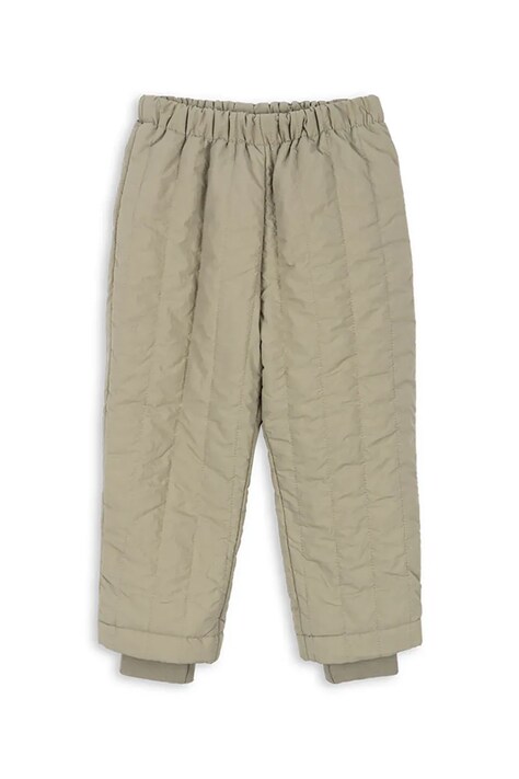 Konges Sløjd spodnie dziecięce JUNO PANTS kolor zielony KS103488