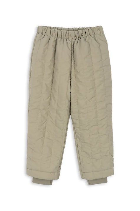 Dětské kalhoty Konges Sløjd JUNO PANTS zelená barva, KS103488