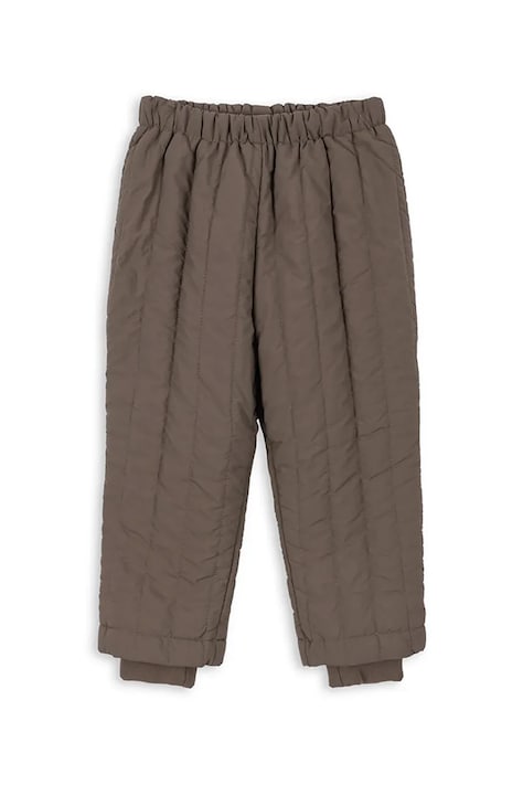 Dětské kalhoty Konges Sløjd JUNO PANTS hnědá barva, KS103488