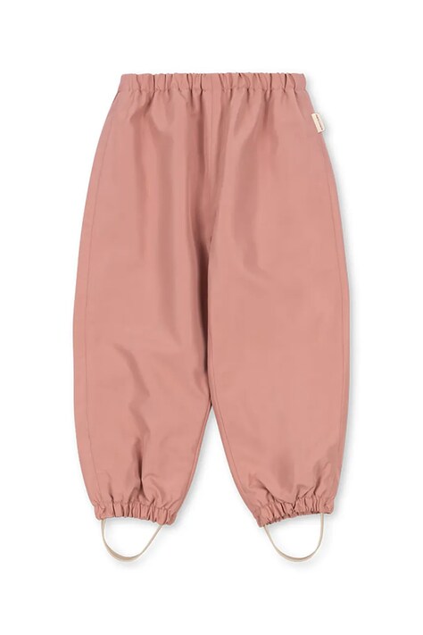 Дитячі водонепроникні штани Konges Sløjd AWARD SHELL PANTS FLEXI SIZE GRS колір рожевий KS103442