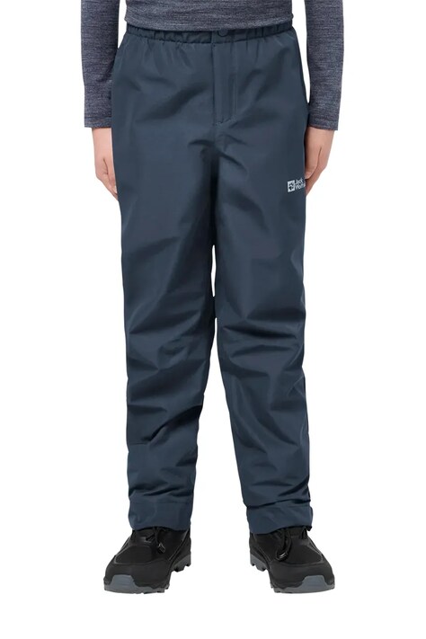 Jack Wolfskin spodnie przeciwdeszczowe dziecięce SNOWY DAYS PANTS K kolor niebieski 1608092