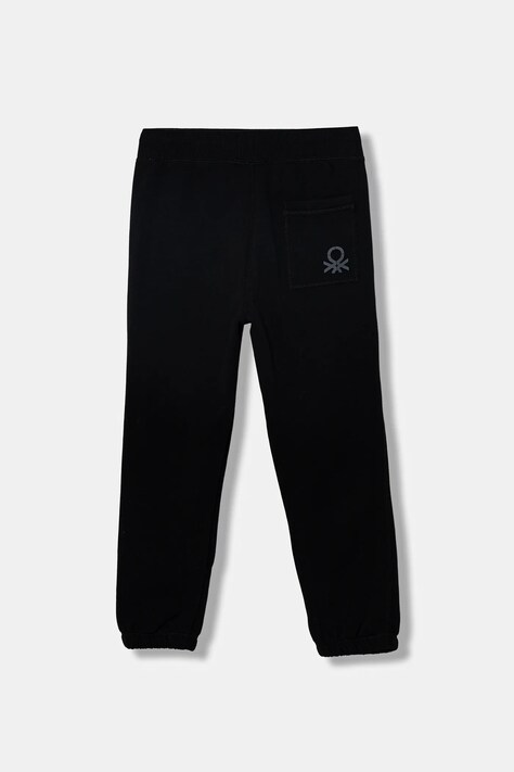 United Colors of Benetton pantaloni de trening pentru copii culoarea negru, uni, 3EB5CF05L