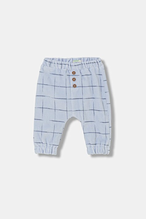 United Colors of Benetton spodnie niemowlęce kolor niebieski 3EOAAF02I