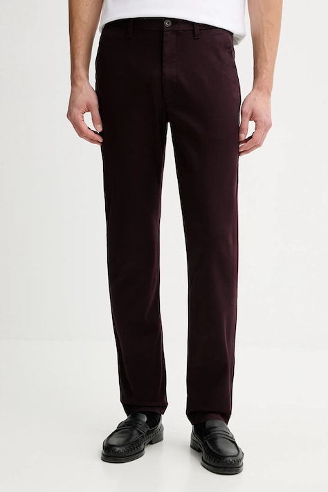 Nohavice Calvin Klein šedá farba, rovný strih, LV040EM633