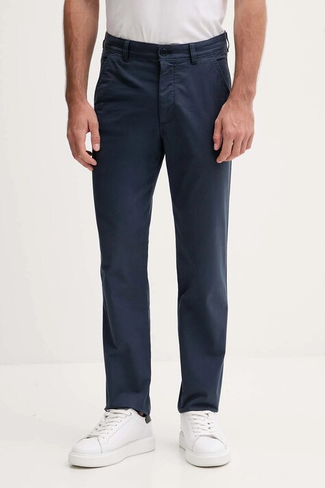Kalhoty Calvin Klein Jeans pánské, modrá barva, LV040EM628