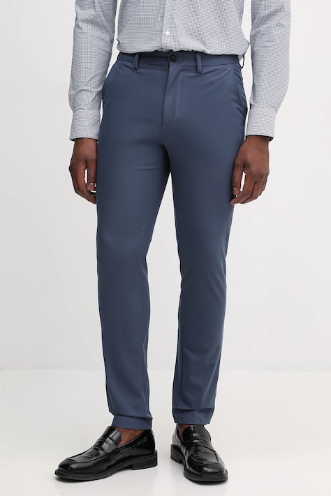 Брюки BOSS P-Kaiton1-Zip цвет чёрный фасон chinos 50543945