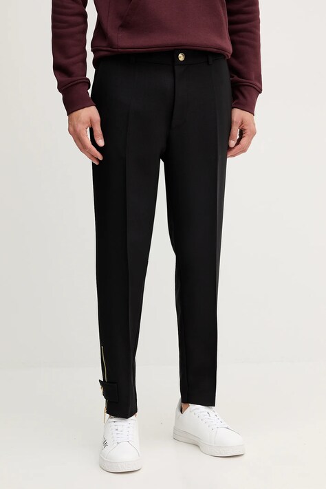 Панталон Versace Jeans Couture мъжки в черно със стандартна кройка 79GAA128 N0136