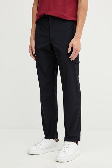 Armani Exchange spodnie męskie kolor granatowy dopasowane XM001212 AF16635