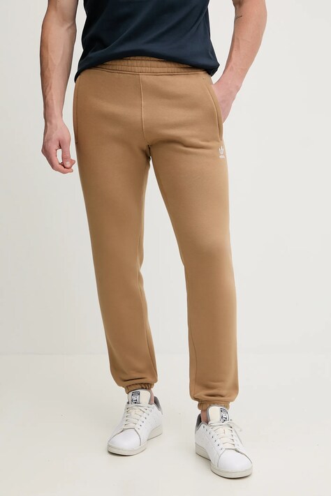 adidas Originals pantaloni de trening Essentials culoarea maro, uni, JW3614
