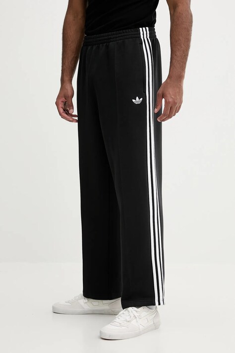 adidas Originals spodnie dresowe Spacer Drill Tp męskie kolor czarny z aplikacją JX1506
