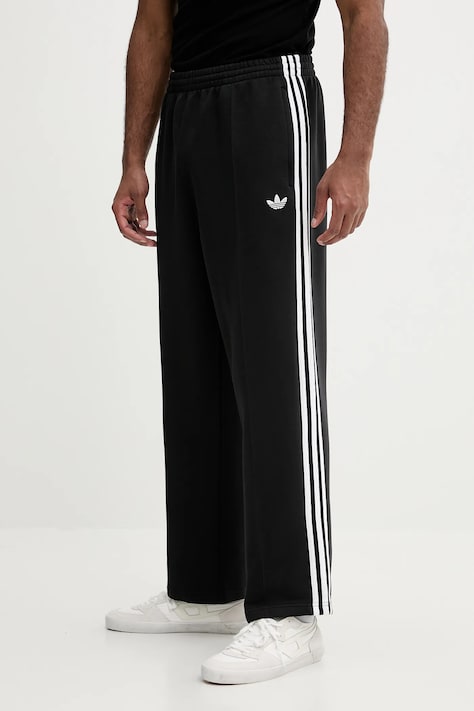 Tepláky adidas Originals Spacer Drill Tp čierna farba, s nášivkou, JX1506