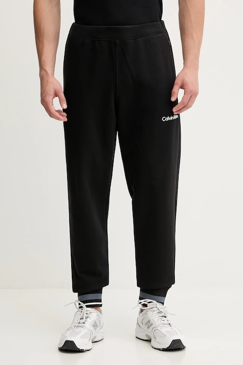 Παντελόνι φόρμας Calvin Klein Performance ανδρικό, χρώμα: μαύρο, LVGMF5P708