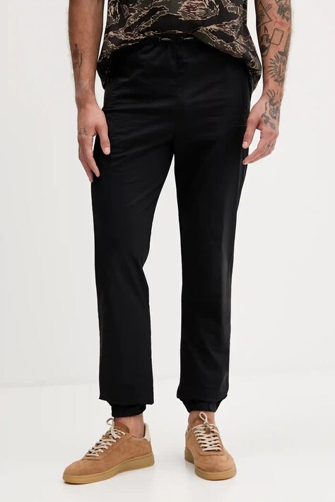 Спортен панталон Diesel P-ANDREW мъжки в черно с изчистен дизайн A18642.0EPBP