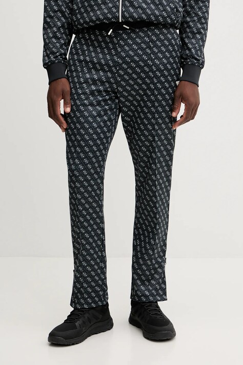 Guess pantaloni de trening KORBIN culoarea negru, cu model, Z2BB05 K7122