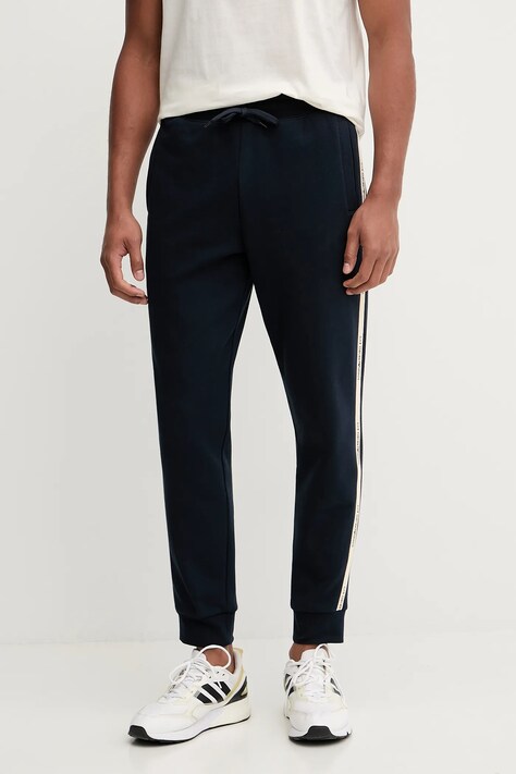 EA7 Emporio Armani spodnie dresowe męskie kolor fioletowy z nadrukiem AF10377-7M000974