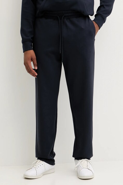 EA7 Emporio Armani spodnie dresowe męskie kolor niebieski gładkie AF13790.7X000133