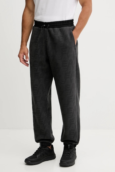 EA7 Emporio Armani pantaloni de trening culoarea negru, cu imprimeu, AF16804.7M000983