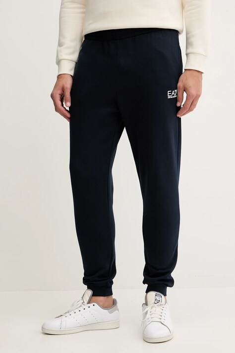 Tepláky EA7 Emporio Armani pánské, tmavomodrá barva, PJVTZ.8NPP64