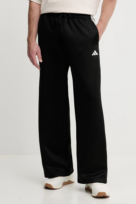Tepláky adidas Stadium pánské, černá barva, s aplikací, JL6995