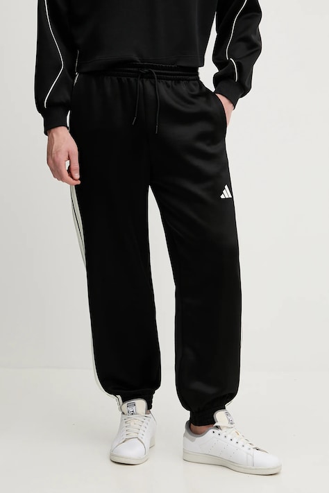 adidas pantaloni de trening Stadium culoarea negru, cu imprimeu, JN1822