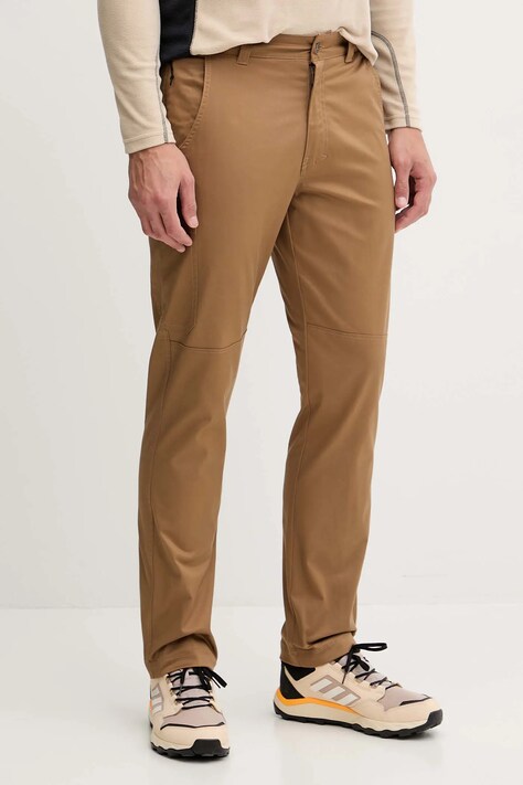 Columbia pantaloni da esterno Pitchstone colore verde 2135671