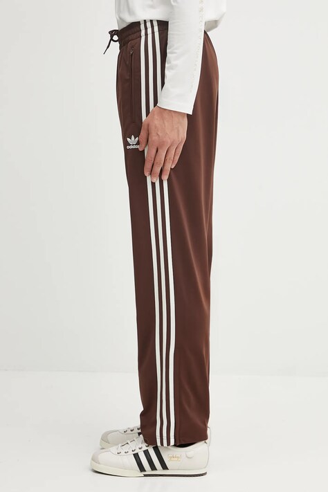 Спортивні штани adidas Originals Firebird Tp колір коричневий з аплікацією KA0482