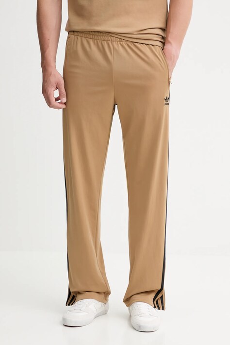 adidas Originals spodnie dresowe Firebird Tp męskie kolor beżowy z aplikacją JY6369