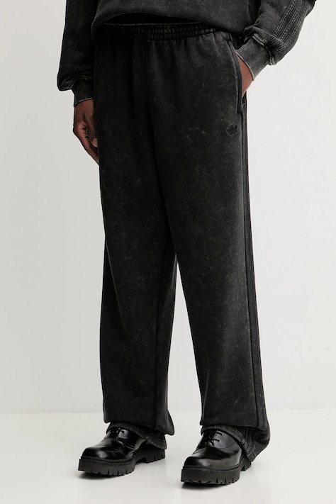 adidas Originals pantaloni de trening Wsh Swt Pnt culoarea negru, uni, JV8468