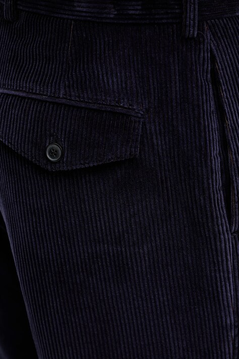 Вельветові штани Paul Smith — AW25-SPM0AC, темно-синій — фото 5