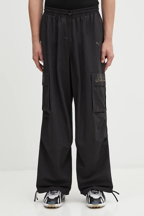 Puma pantaloni PUMA x RIPNDIP uomo colore nero 632417