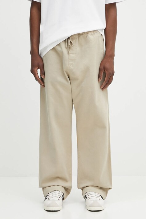Carhartt WIP spodnie Floyde męskie kolor beżowy w fasonie chinos I033585.G1GD
