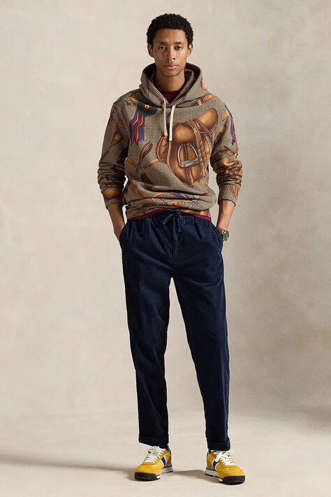 Παντελόνι Polo Ralph Lauren χρώμα: ναυτικό μπλε, 710929457