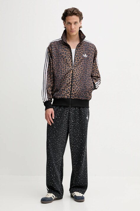 adidas Originals spodnie dresowe męskie kolor szary wzorzyste JV7582