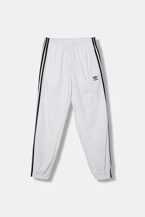 adidas Originals pantaloni de trening Firebird culoarea alb, cu imprimeu, JY1334