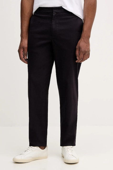 Armani Exchange spodnie męskie kolor granatowy dopasowane XM000421 AF15603